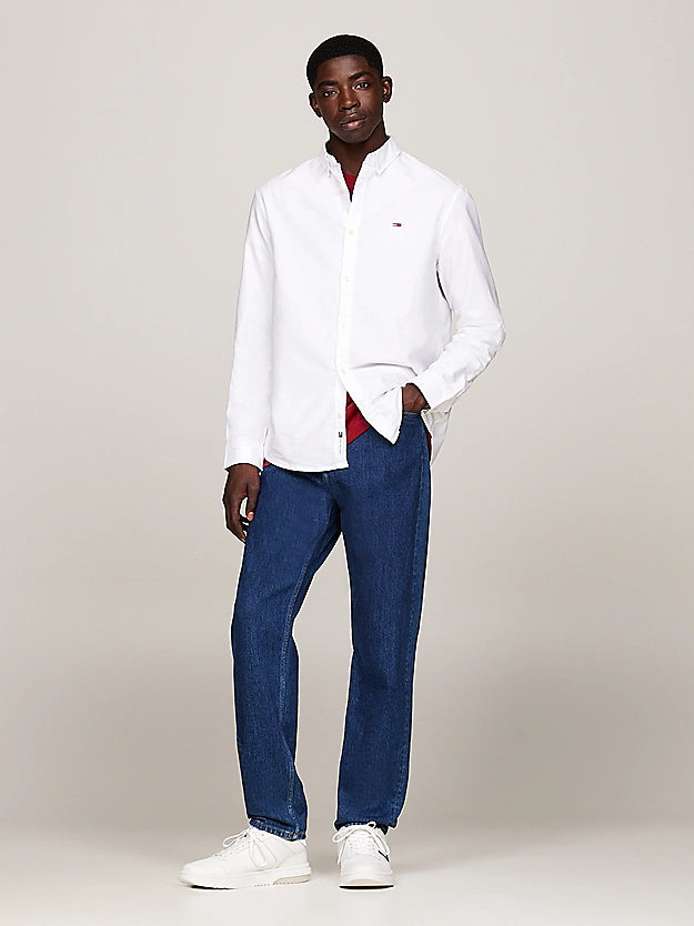 Tommy Jeans Flag Patch Regular Oxford Shirt