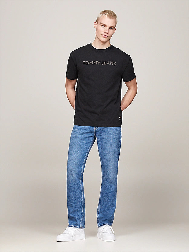 Tommy Jeans Garment Dyed Logo Embroidery T-Shirt