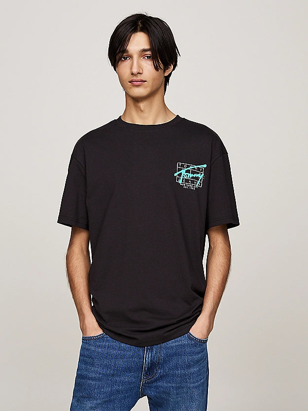 Tommy Jeans Graffiti Signature Back Logo T-Shirt