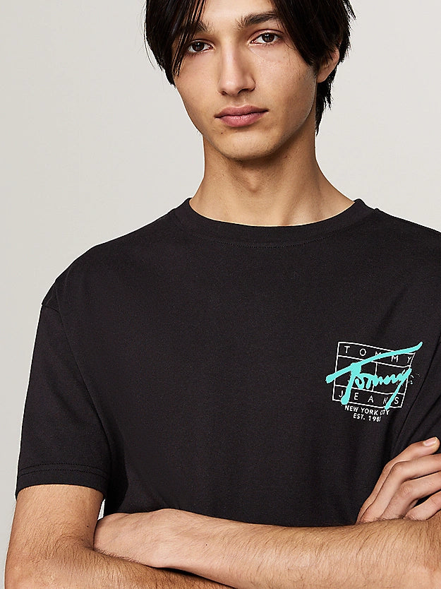 Tommy Jeans Graffiti Signature Back Logo T-Shirt