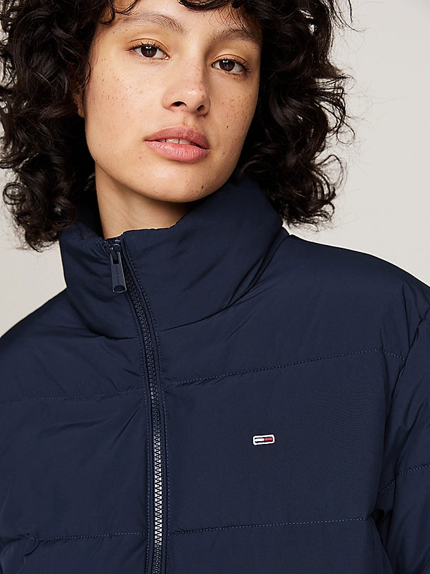 Tommy Jeans High-Neck Zip-Thru Puffer Jacket