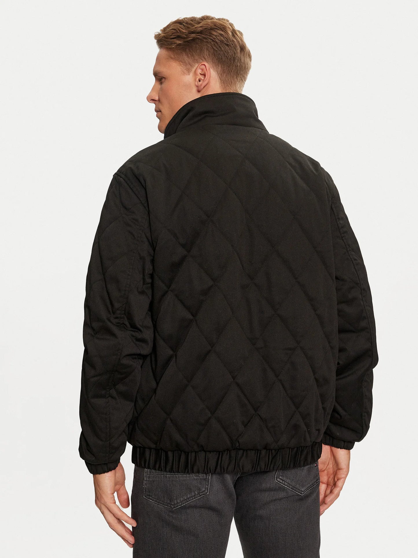 Tommy Jeans Men’s Essential Quilted Jacket with Zip Pánska Bunda