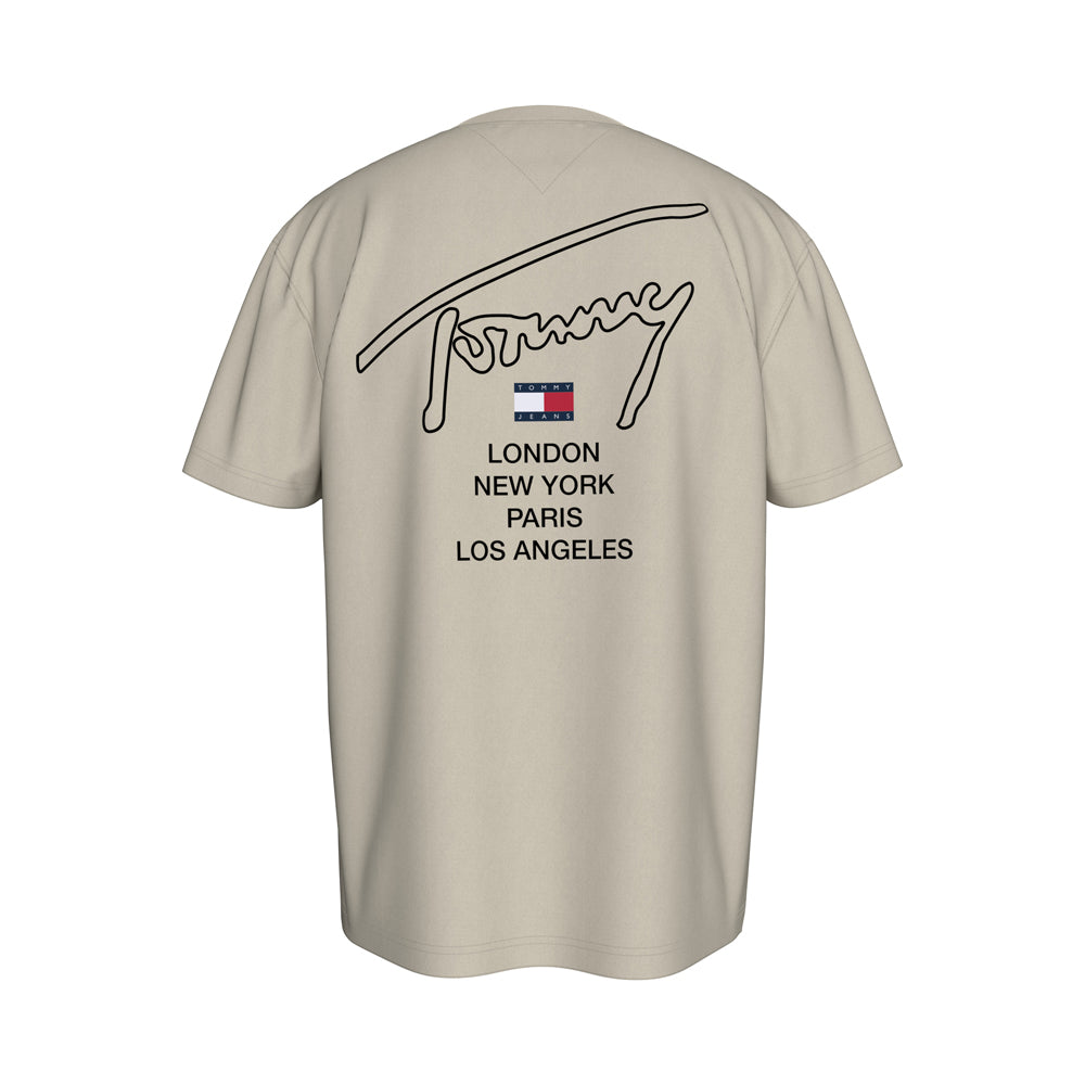 Tommy Jeans Men's Global Cities T-Shirt - Ecru