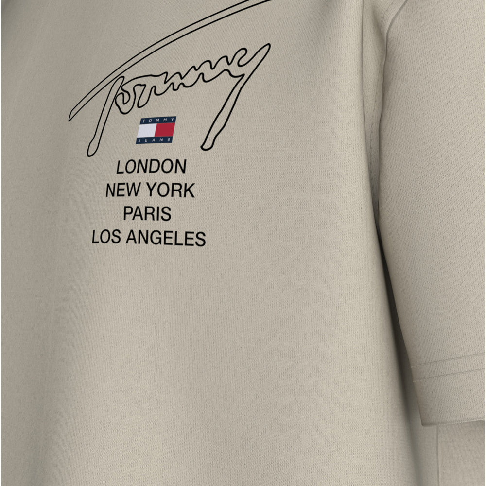 Tommy Jeans Men's Global Cities T-Shirt - Ecru