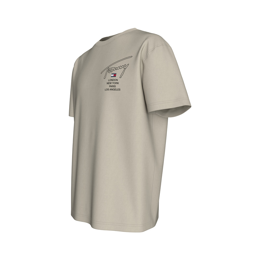 Tommy Jeans Men's Global Cities T-Shirt - Ecru