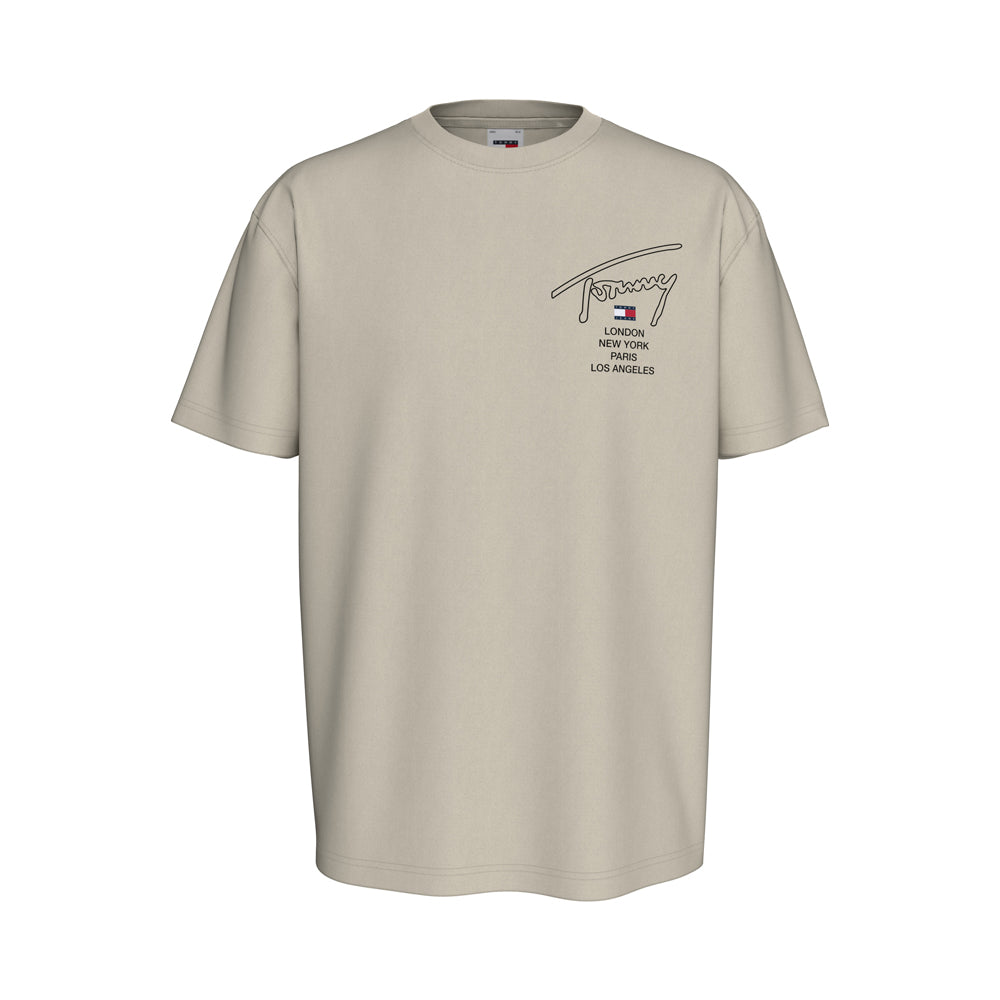 Tommy Jeans Men's Global Cities T-Shirt - Ecru