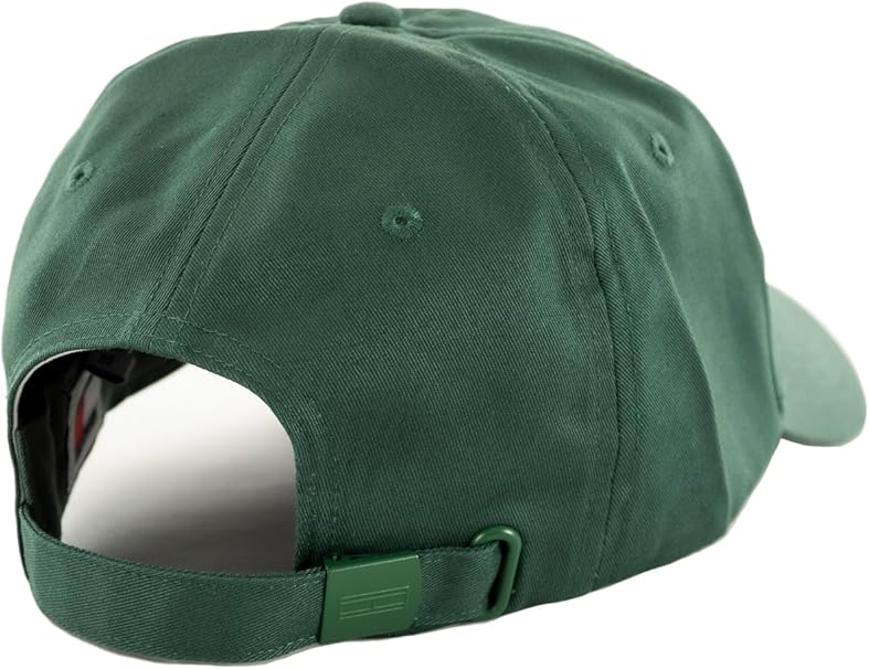 Tommy Jeans Men's TJM Elongated Flag Cap, Green (Tahoe Forest), OS