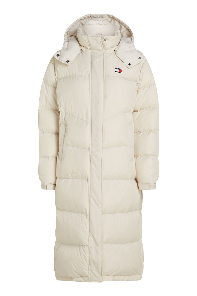 Tommy Jeans Natural Alaska Long Puffer dámska bunda