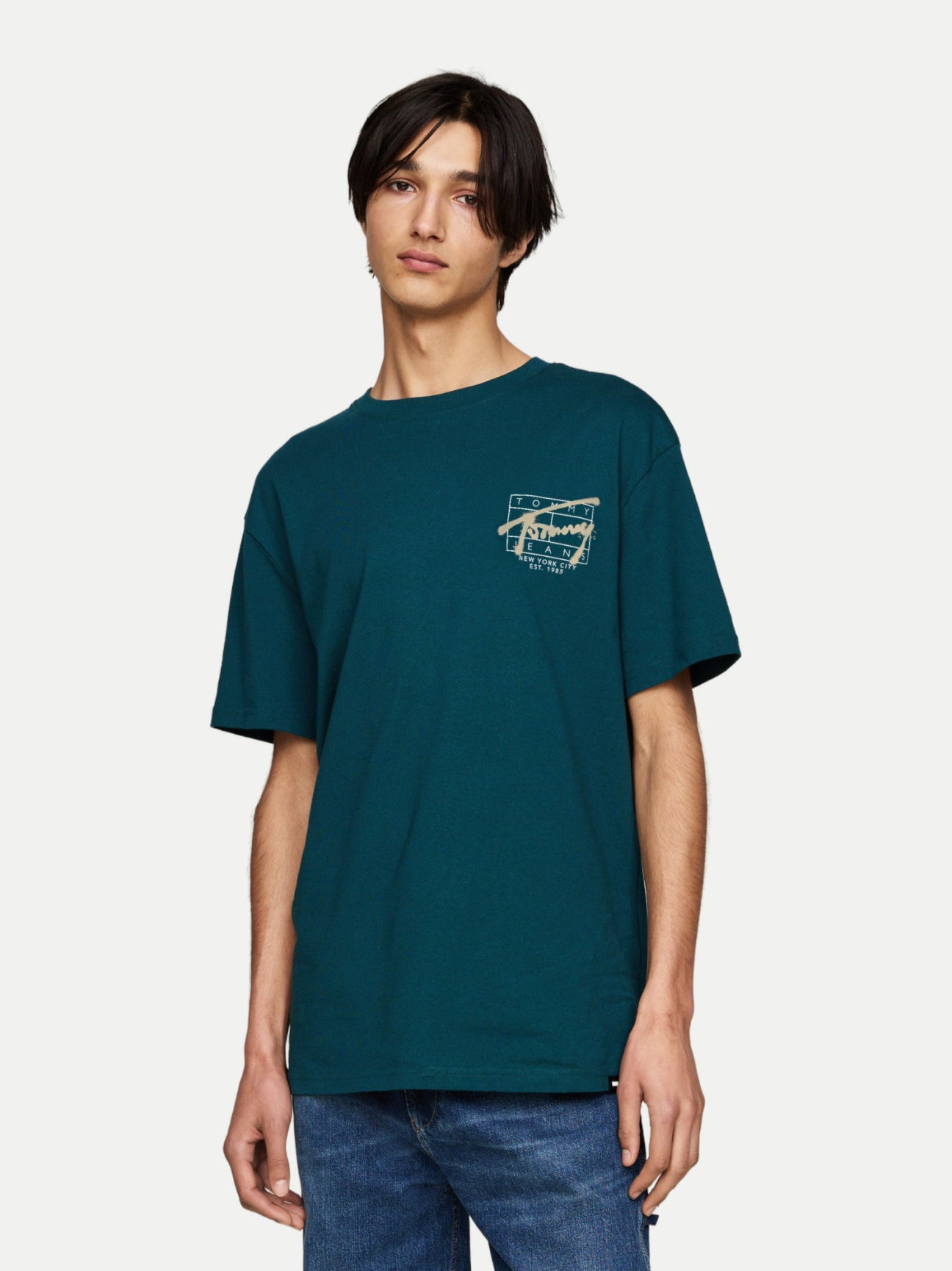 Tommy Jeans T-Shirt mit Graffiti-Signatur-Logo