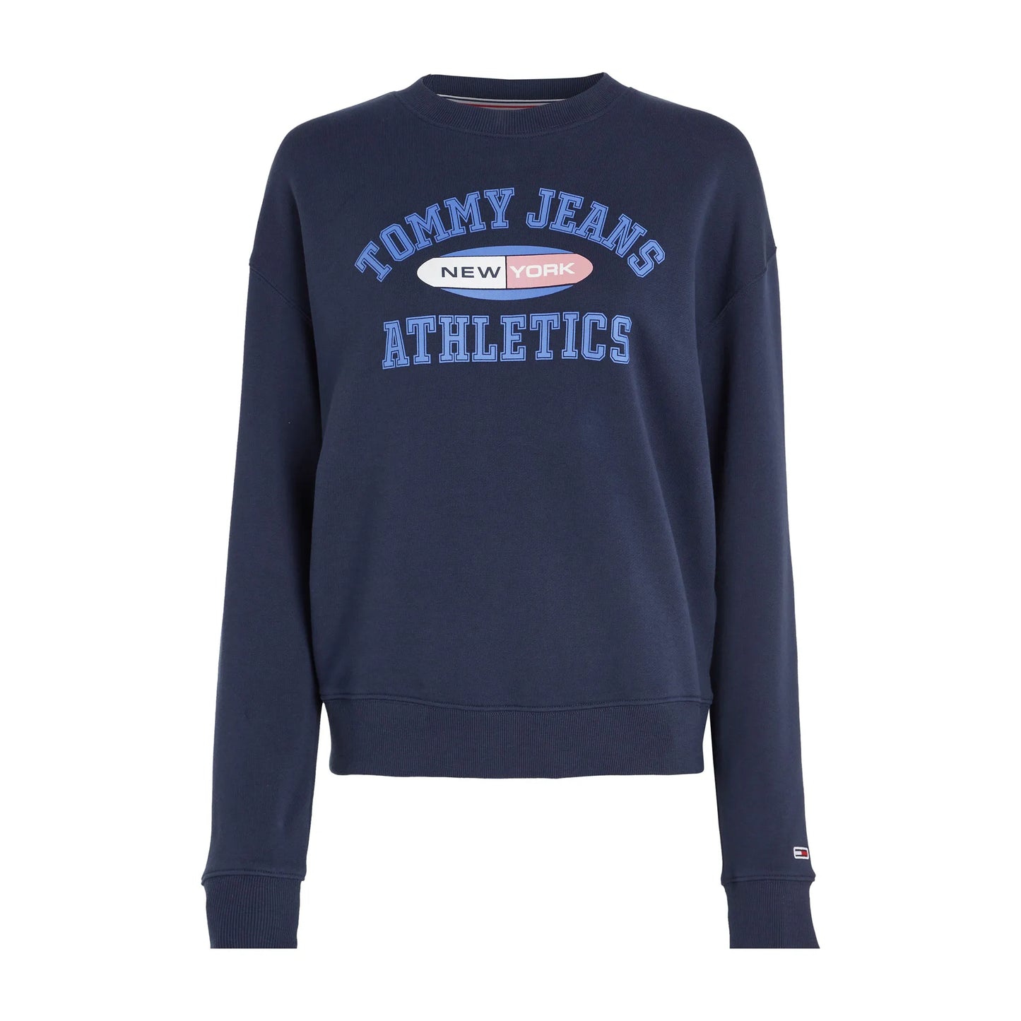 Tommy Jeans dámska mikina tmavomodrá s nápisom