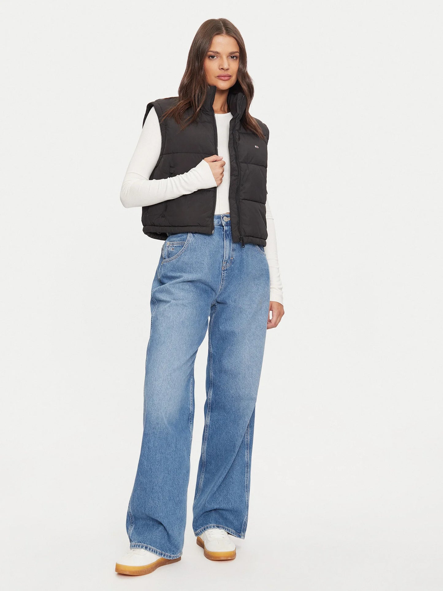 Tommy Jeans dámska vesta čierna