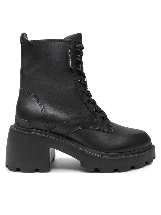 Tommy Jeans dámske čižmy Čierna