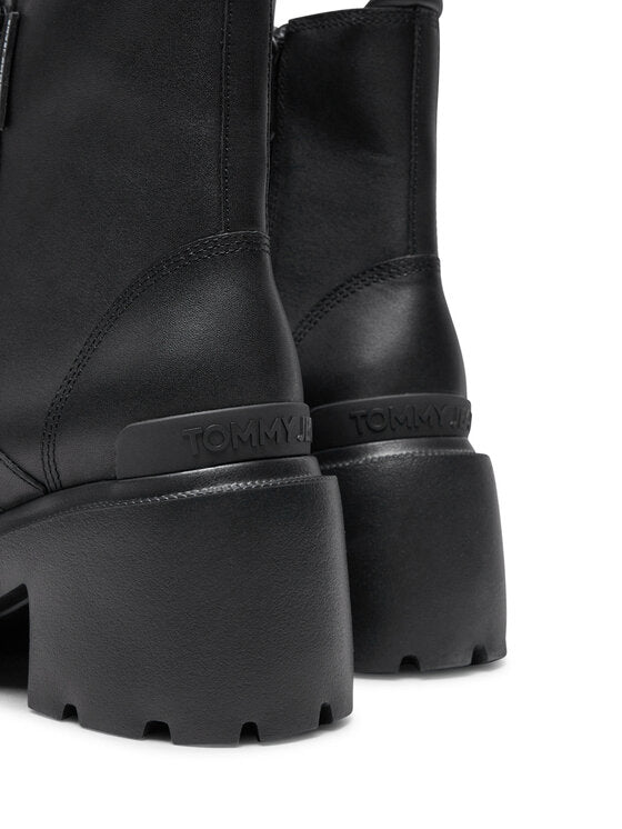 Tommy Jeans dámske čižmy Čierna