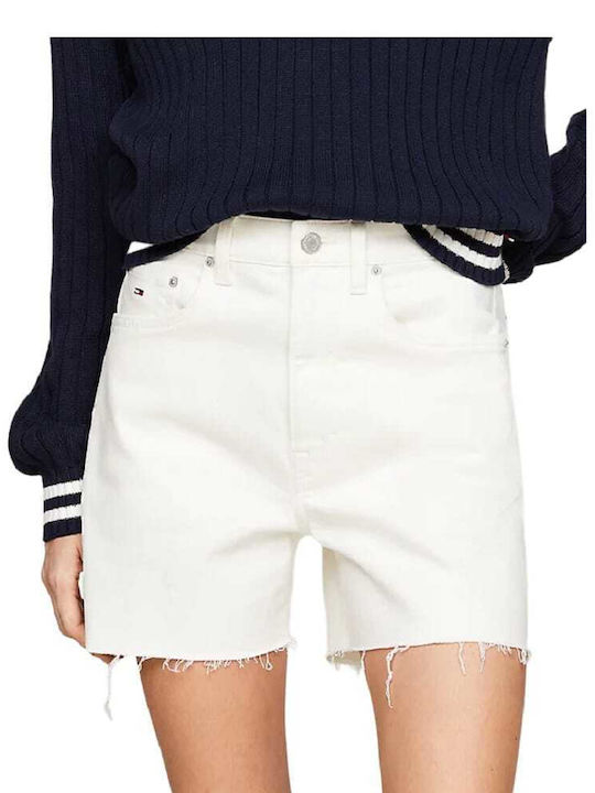 Tommy Jeans dámske džínsové šortky biele