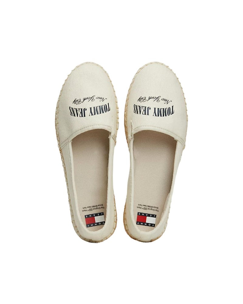 Tommy Jeans dámske espadrilky - štýlové béžové