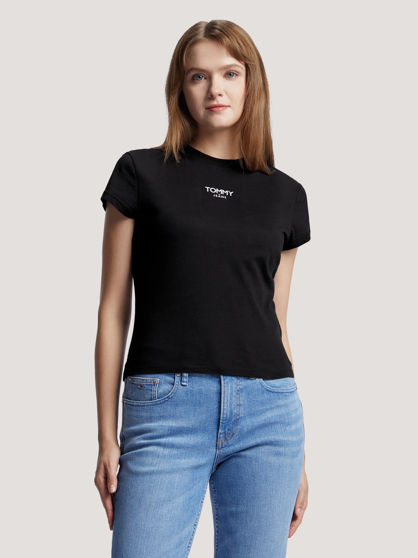 Tommy Jeans dámske tričko čierne