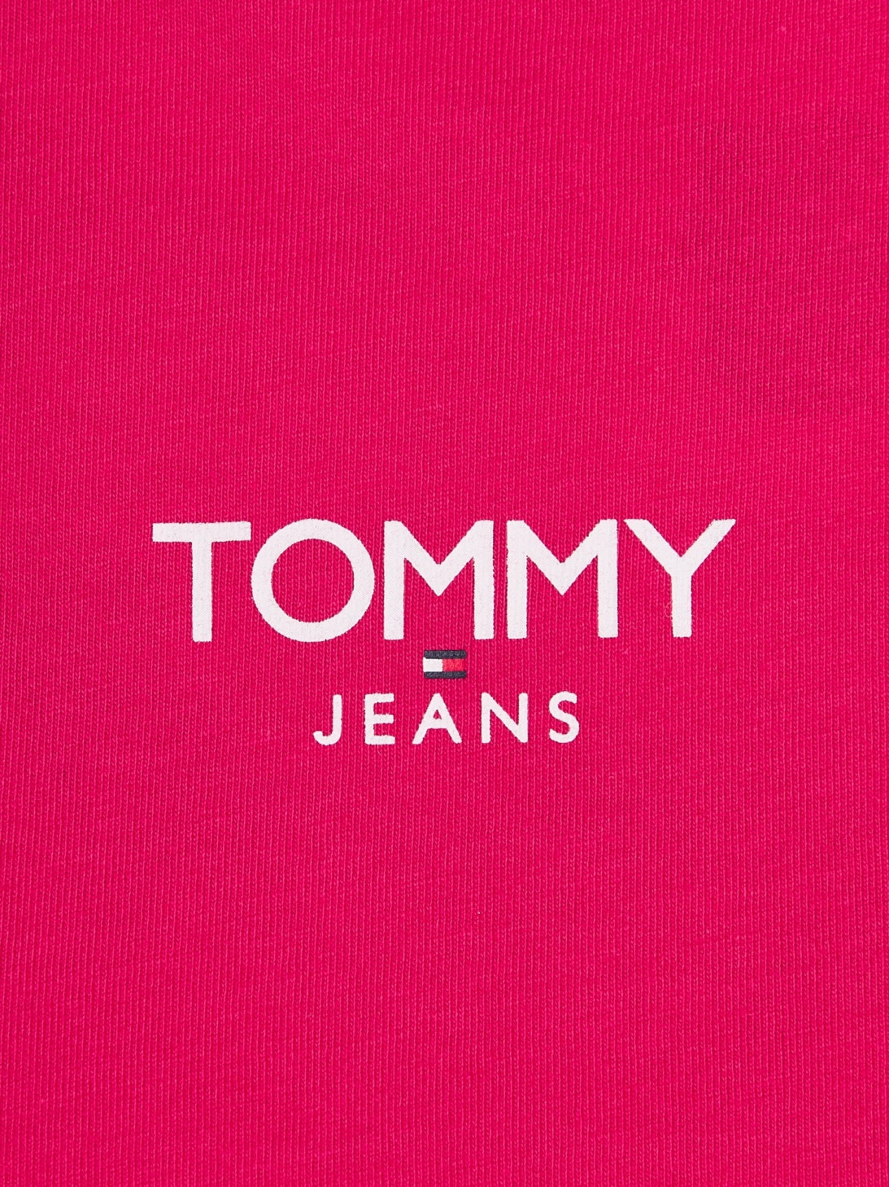Tommy Jeans dámske tričko ružové Basic Logo