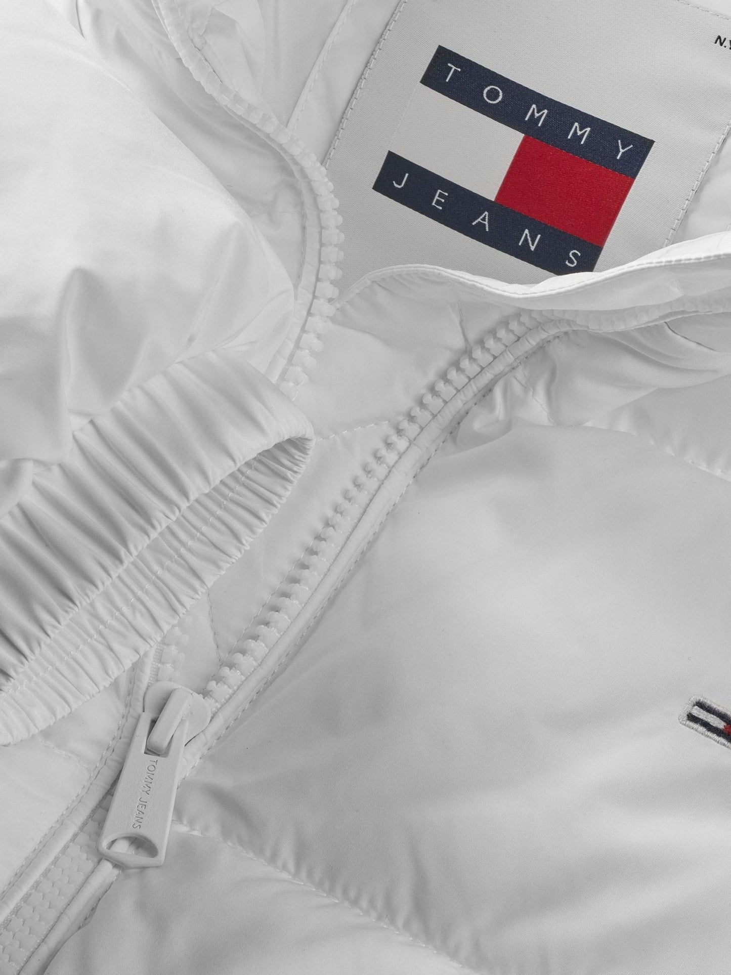 Tommy Jeans pánska bunda biela