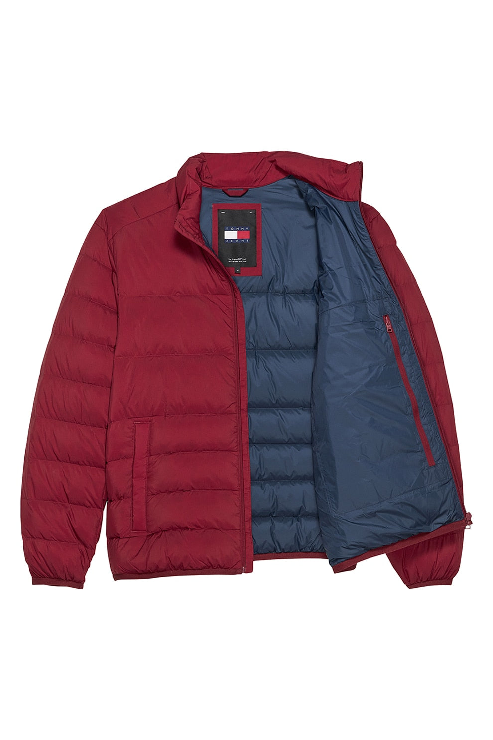 Tommy Jeans pánska bunda červená