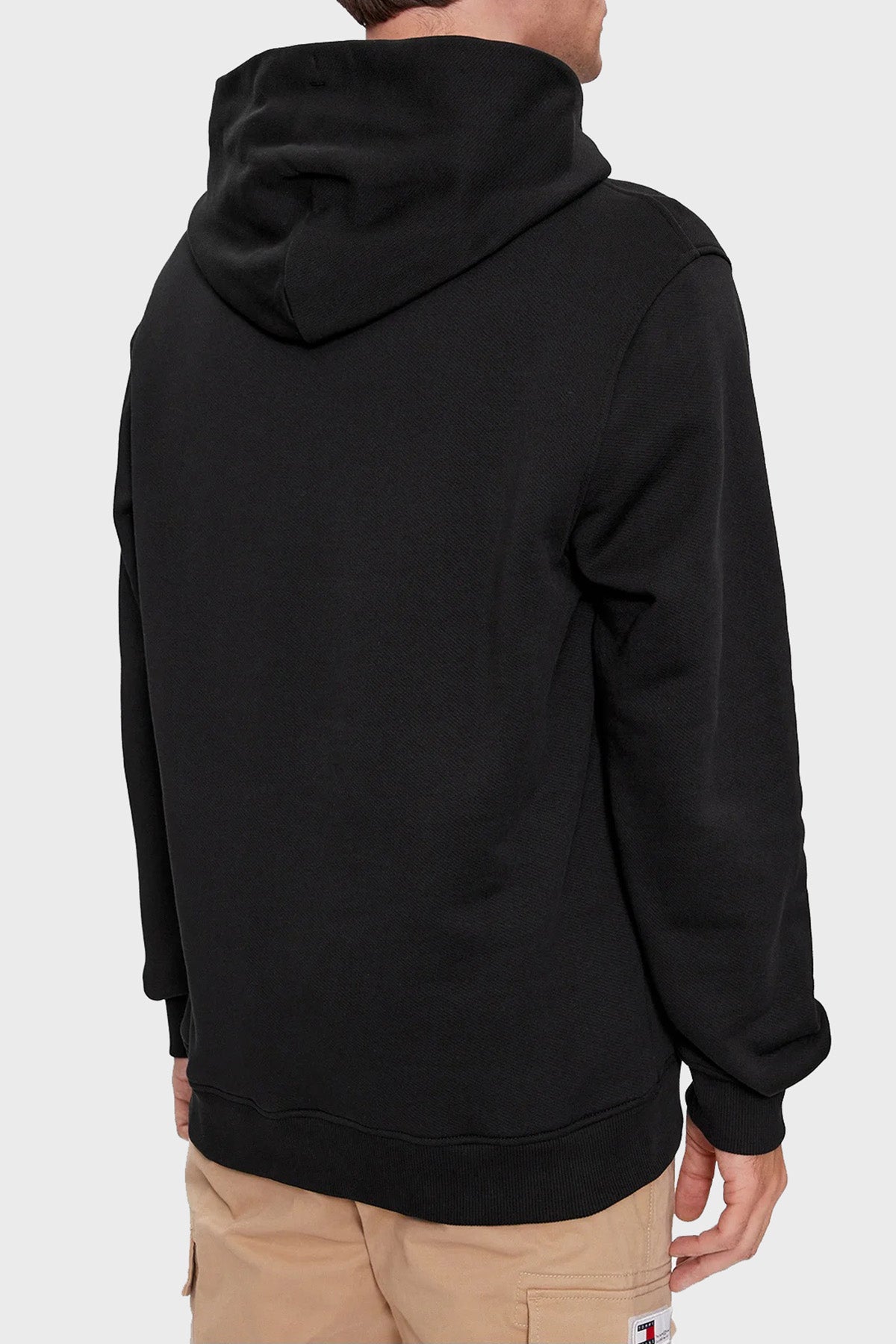 Tommy Jeans pánska mikina s kapucňou čierna