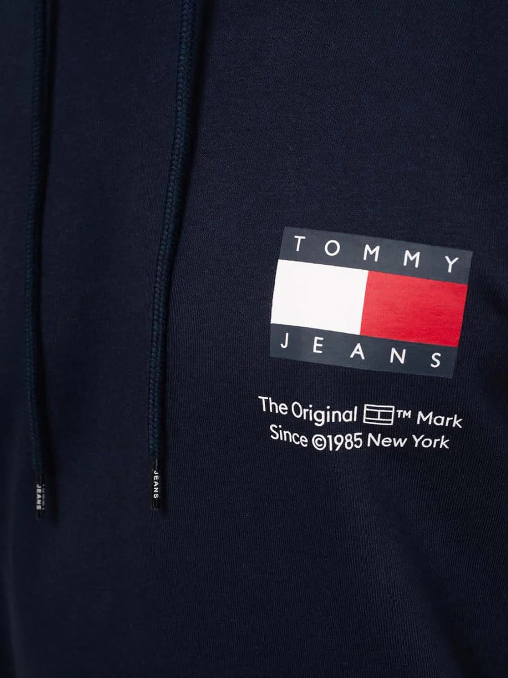 Tommy Jeans pánska mikina s kapucňou modrá