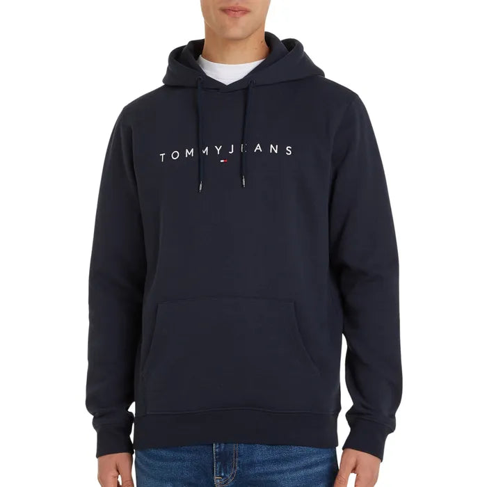 Tommy Jeans pánska mikina s kapucňou tmavomodrá