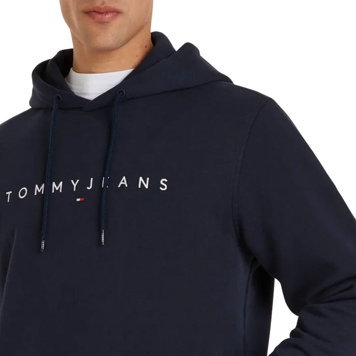 Tommy Jeans pánska mikina s kapucňou tmavomodrá