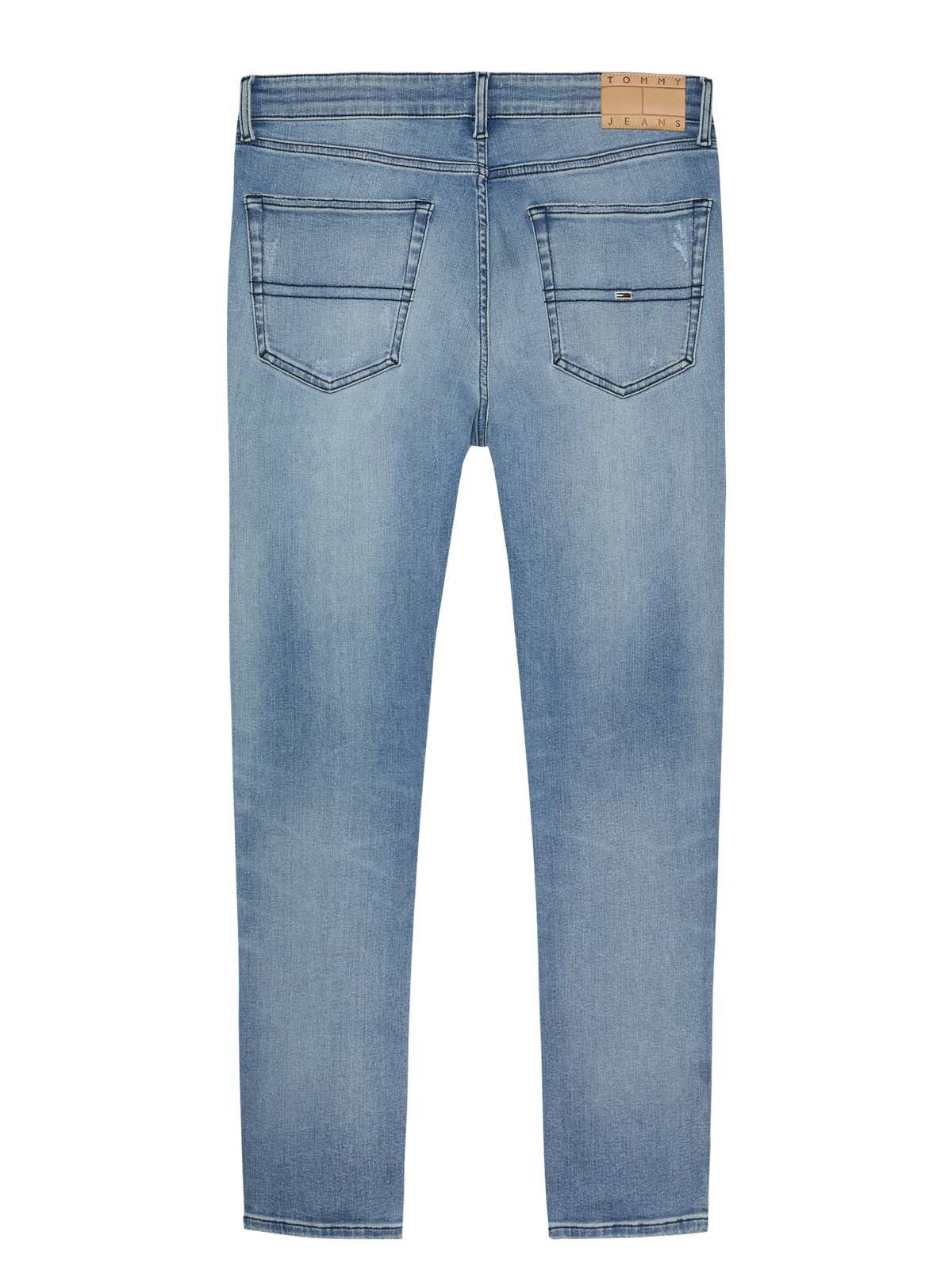 Tommy Jeans pánske džínsy svetlomodré Slim Fit