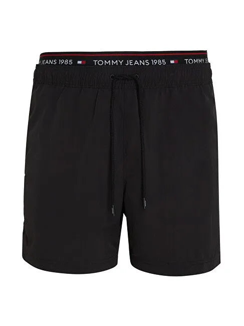 Tommy Jeans pánske kúpacie kraťasy čierne