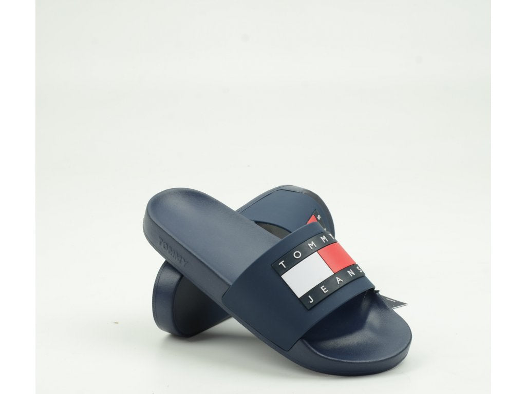 Tommy Jeans pánske pantofle modré