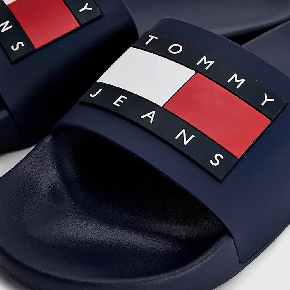 Tommy Jeans pánske šľapky Flag Pool modré
