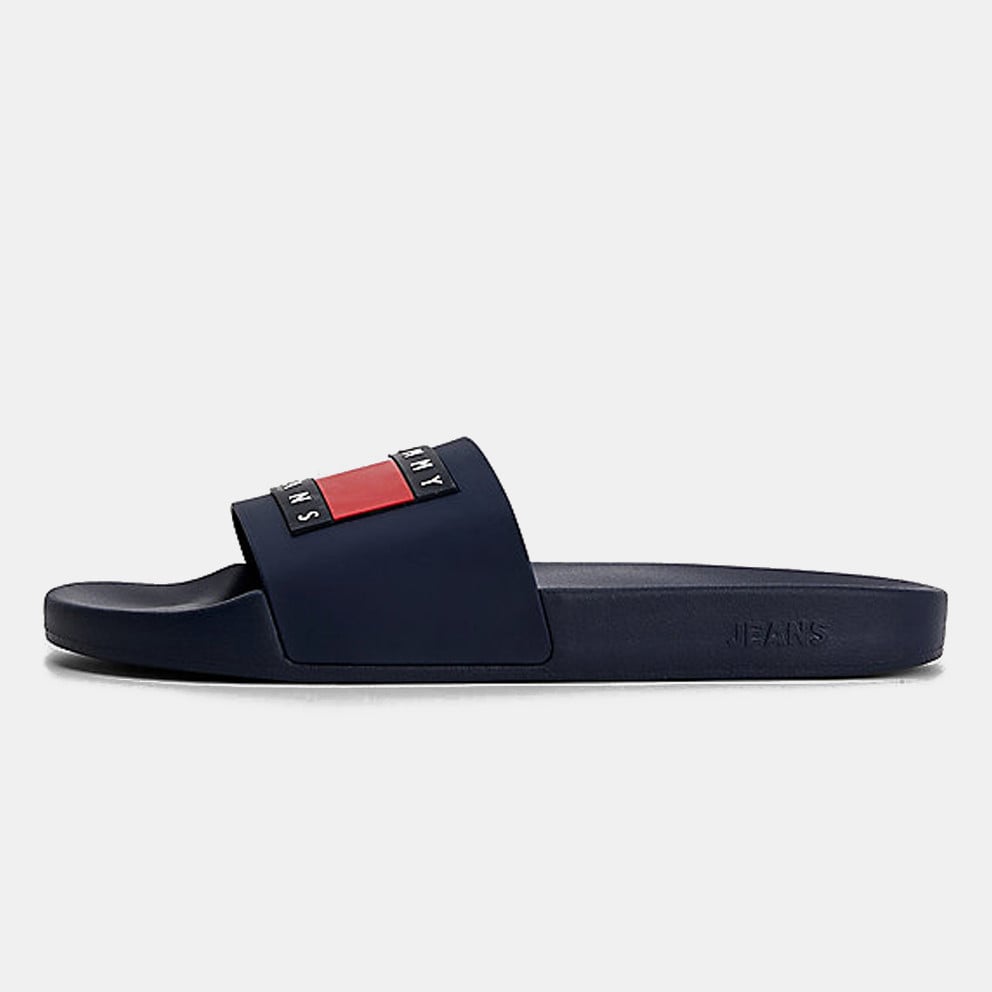 Tommy Jeans pánske šľapky Flag Pool modré