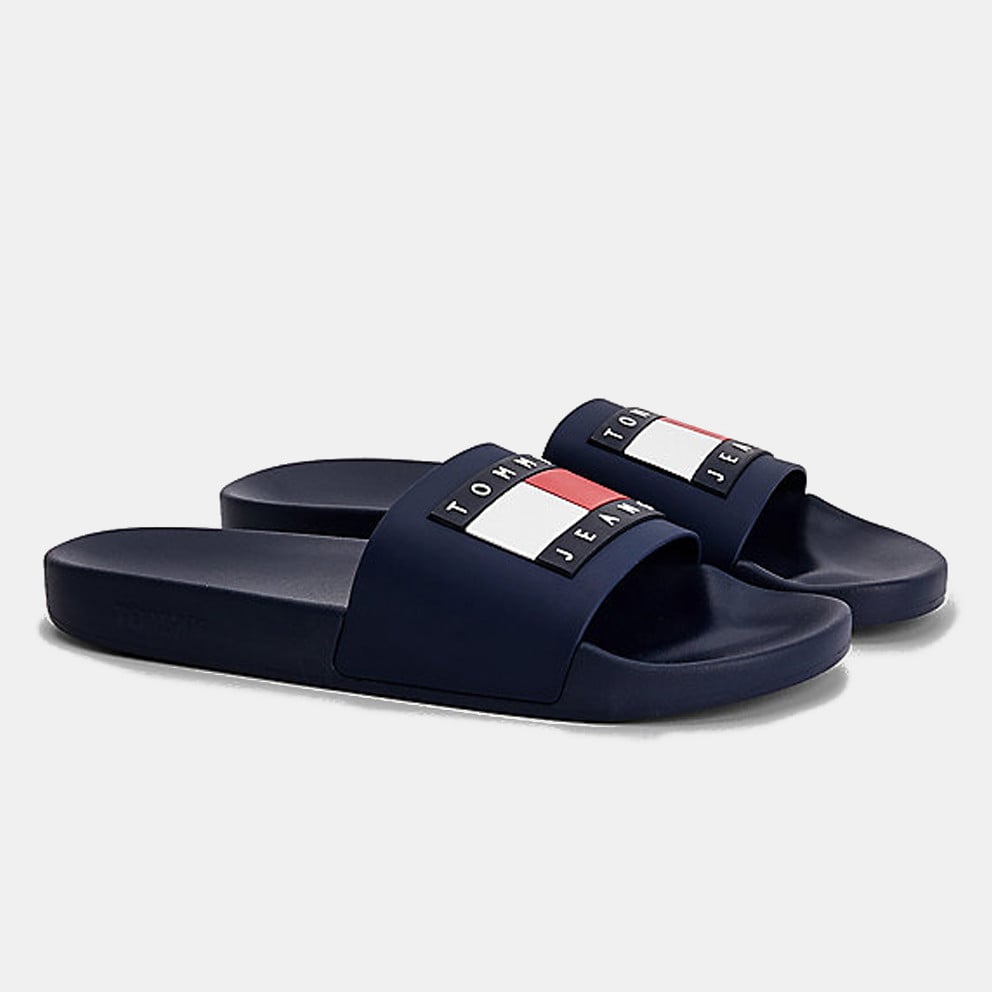 Tommy Jeans pánske šľapky Flag Pool modré