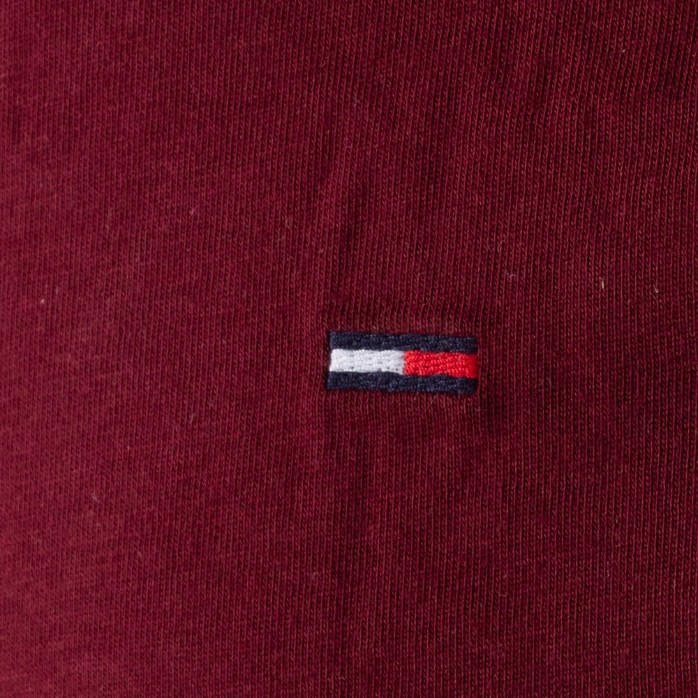 Tommy Jeans pánske tričko bordové