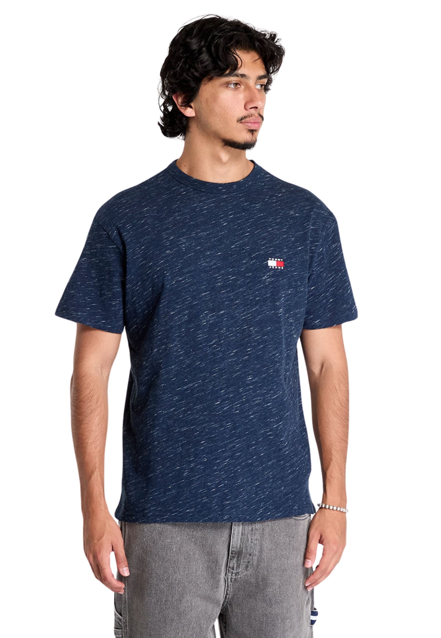 Tommy Jeans pánske tričko tmavomodré