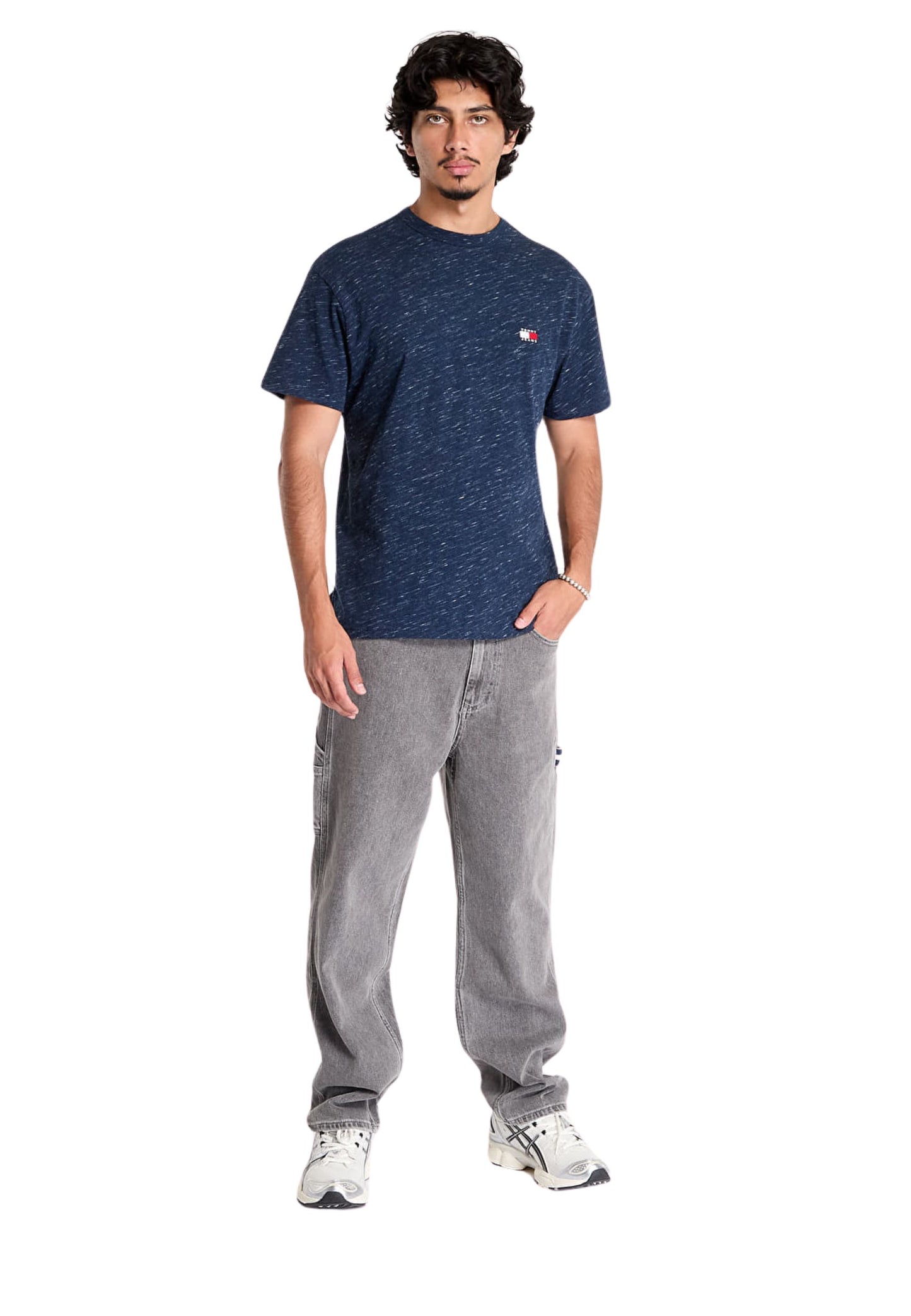 Tommy Jeans pánske tričko tmavomodré