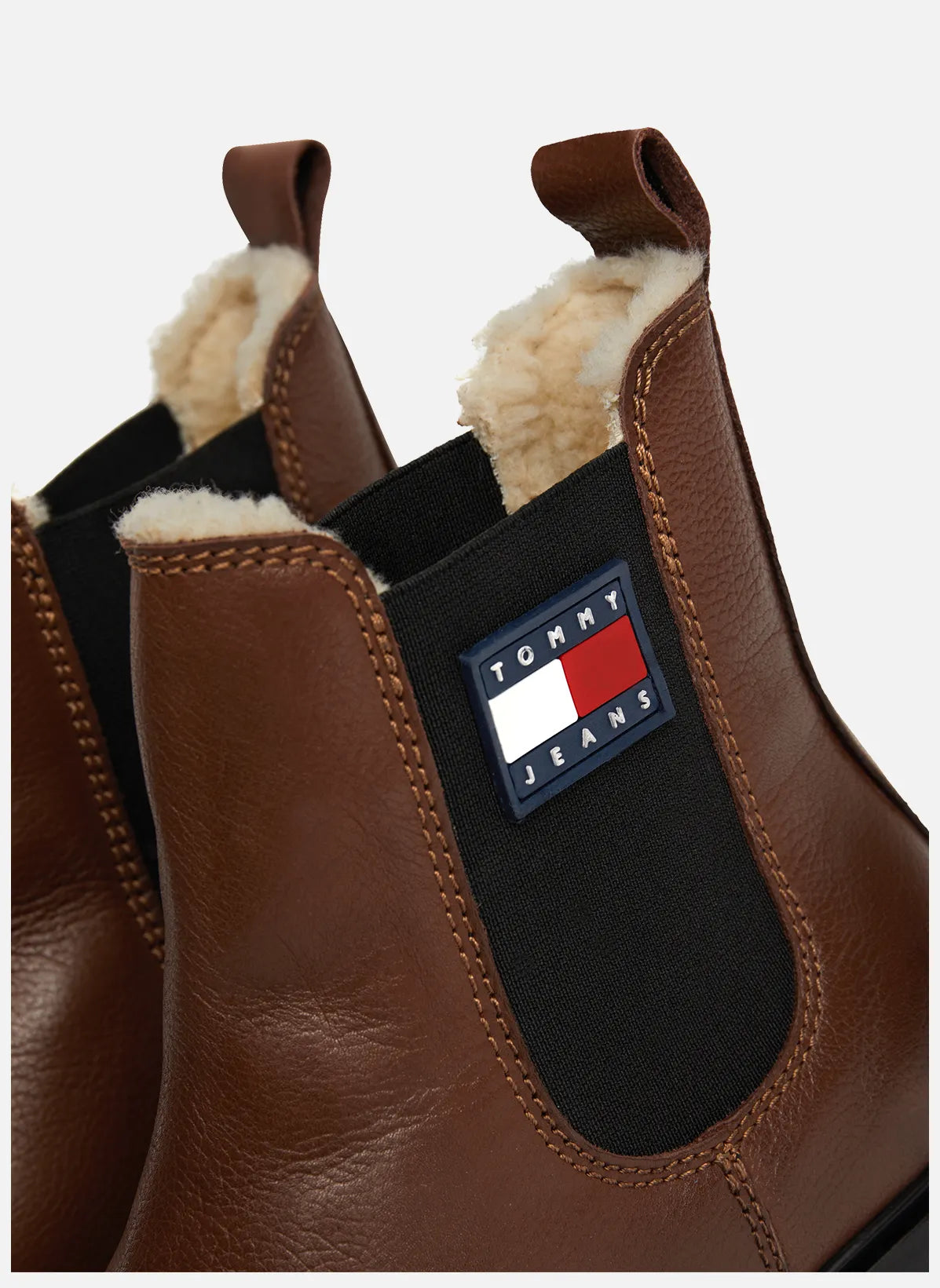Tommy hilfiger Chelsea Leather Boots - Brown Dámske Topánky