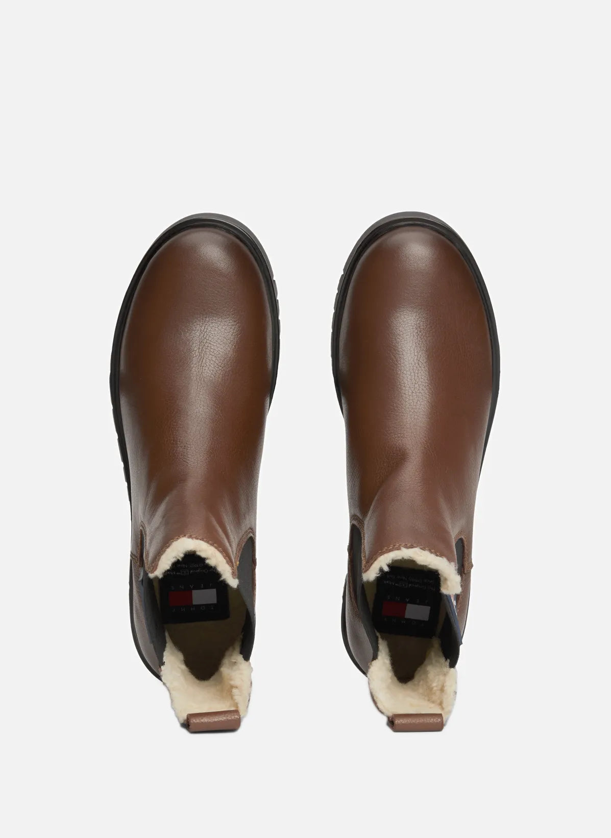 Tommy hilfiger Chelsea Leather Boots - Brown Dámske Topánky