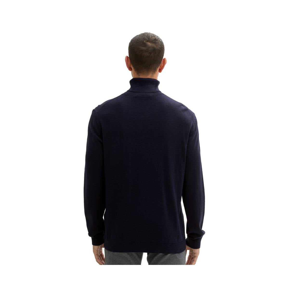 Tom tailor cottoncashmere turtleneck knit Pánsky pulóver rolak
