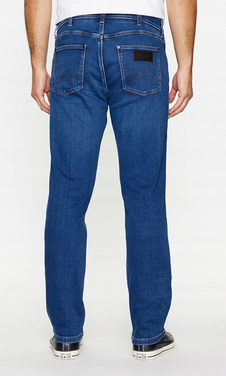 Wrangler pánske džínsy GREENSBORO Olympia FREE TO STRETCH modré 1123 41 419 Info