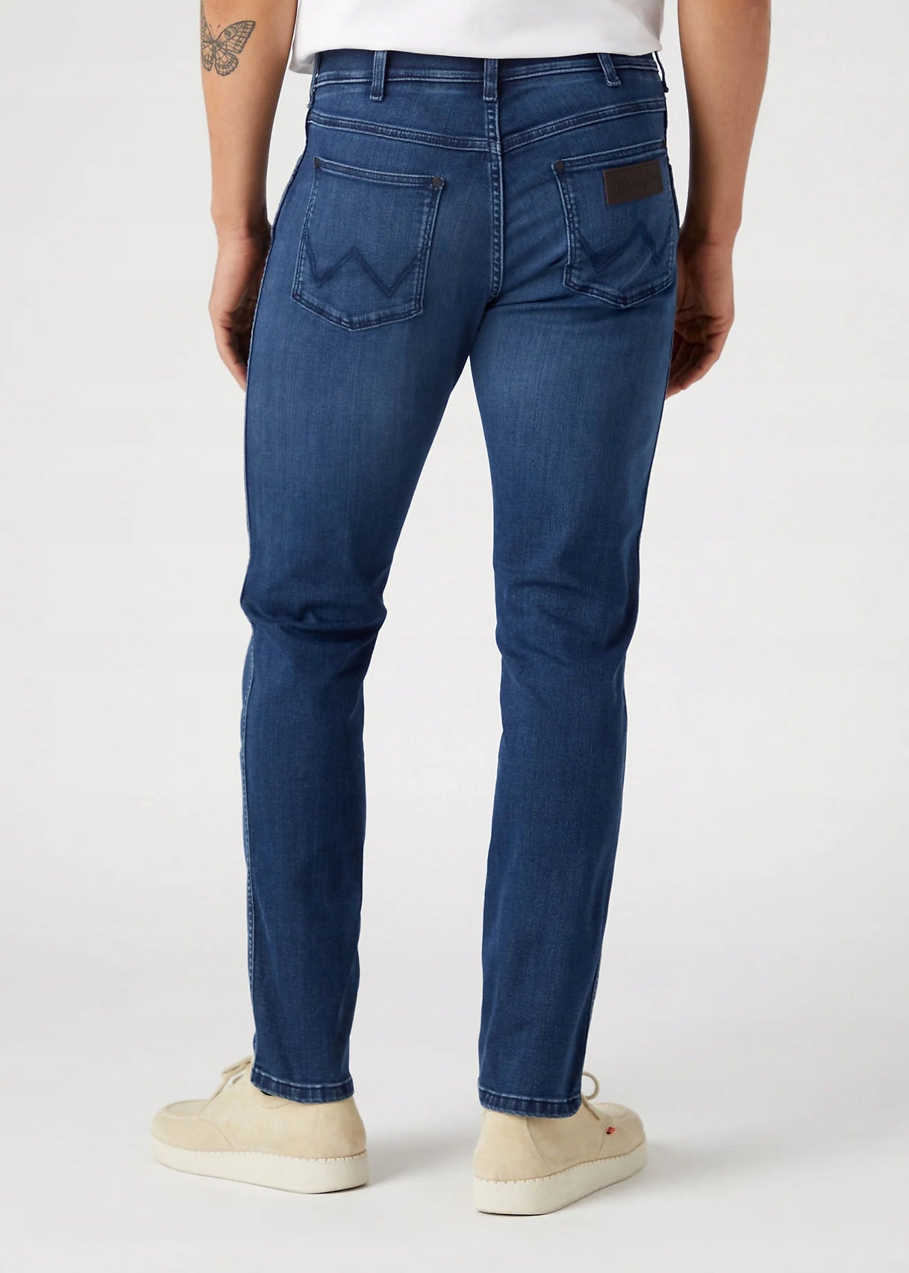 Wrangler pánske rifle Larston Slim Tapered Apollo