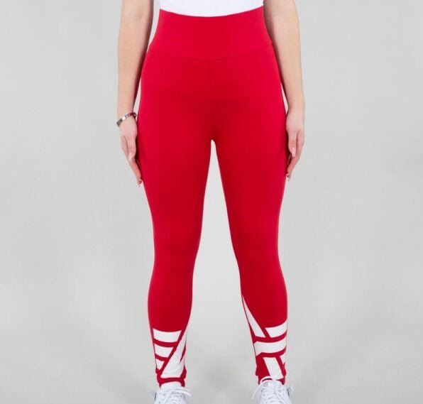 Alpha Industries dámske legíny Logo Print červené - Original Brands
