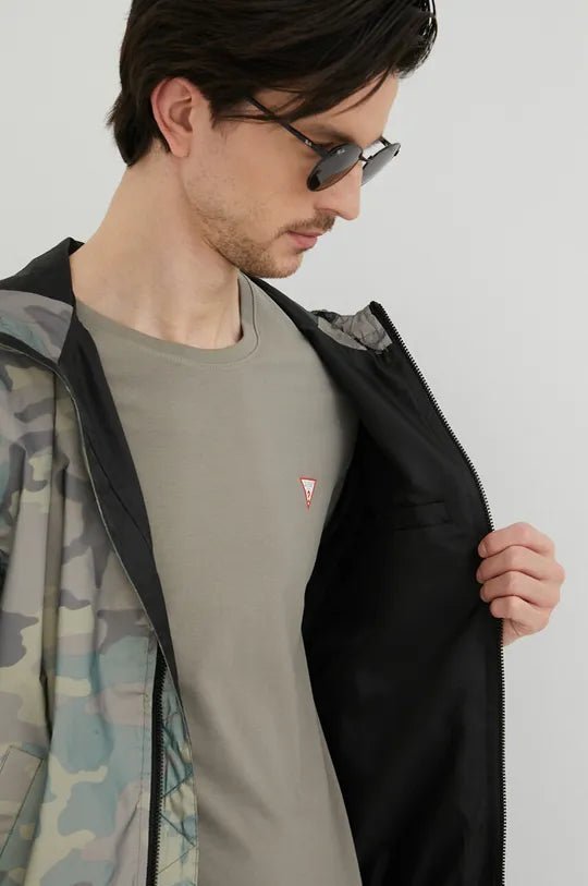 Alpha Industries pánska bunda s kapucňou vzorovaná - Original Brands