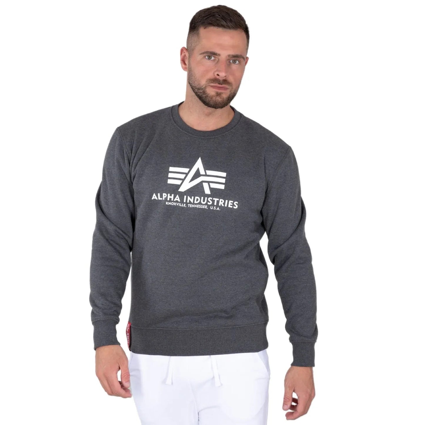 Alpha Industries pánska mikina Basic grafitová - Original Brands