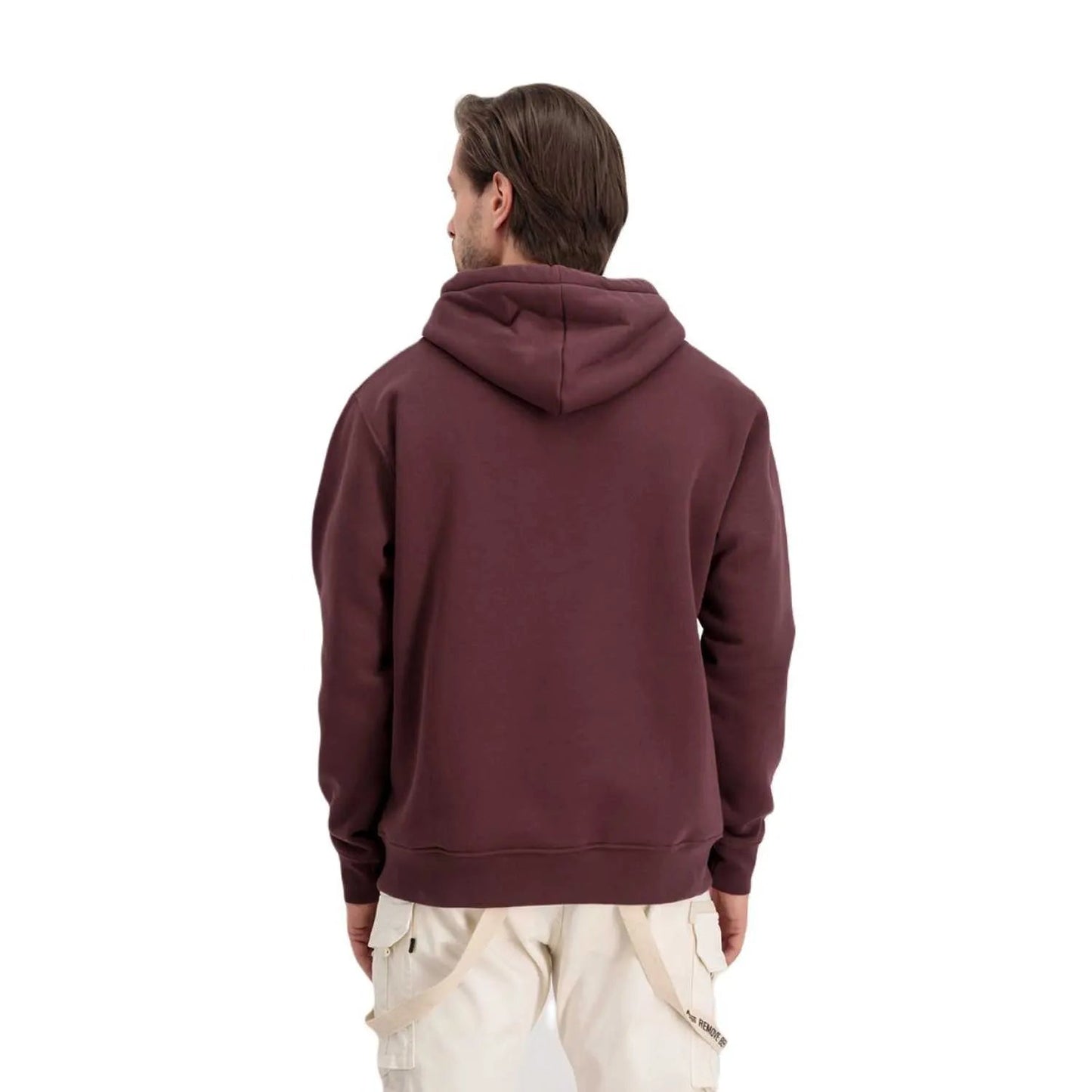 Alpha Industries pánska mikina Basic Small Logo bordová - Original Brands