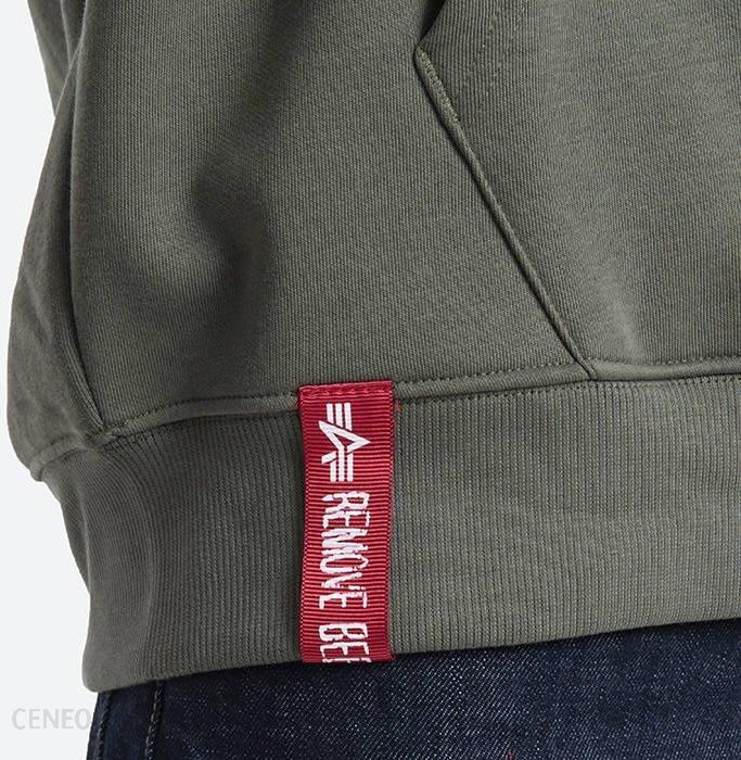 Alpha Industries pánska mikina Basic Zip Hoody SL olivová - Original Brands