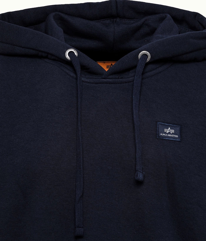 Alpha Industries pánska mikina X-Fit s kapucňou - tmavomodrá