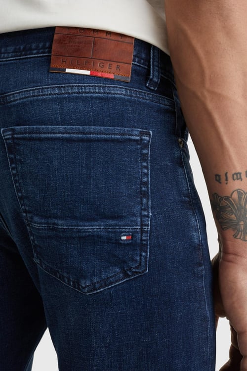 Tommy Hilfiger pánske džínsy tmavomodré