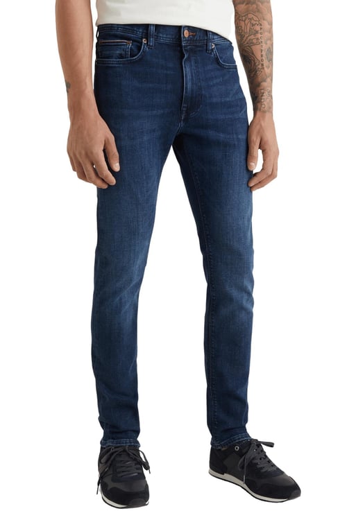 Tommy Hilfiger pánske džínsy tmavomodré