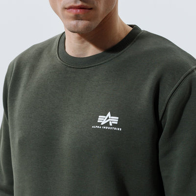 Alpha Industries pánska mikina bez kapucne khaki